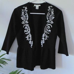 Black cardigan
